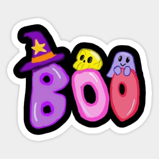 Boo in halloween Sticker